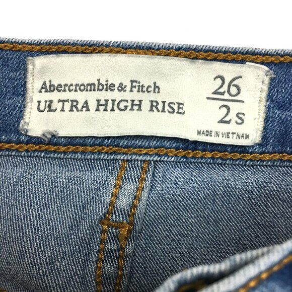Abercrombie & Fitch Skinny Jeans Ultra High Rise Stretch Women's Size 2 - Picture 3 of 8